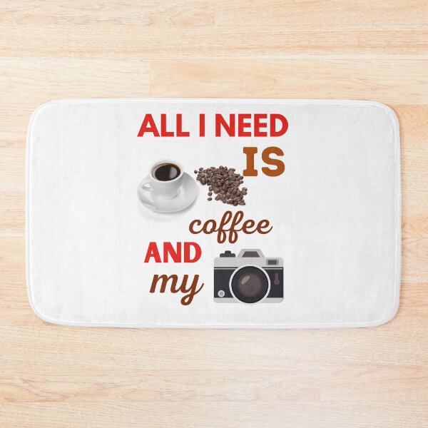 Item preview,  All I Need Is Coffee And My Camera designed and sold by BhavyaBathla.