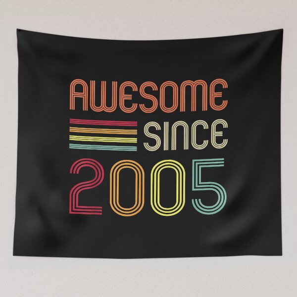 Item preview, Awesome Since 2005 16th Birthday Retro designed and sold by Oscar123412.