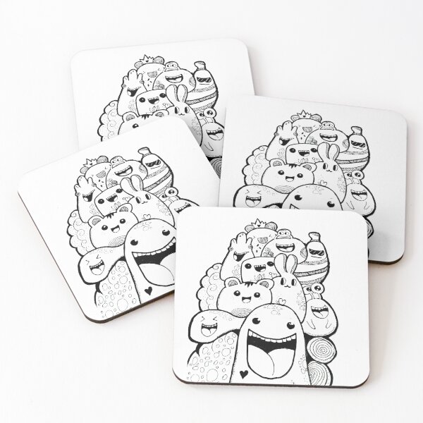 Item preview, Cute doodle monsters designed and sold by Dhruthi Shetty.