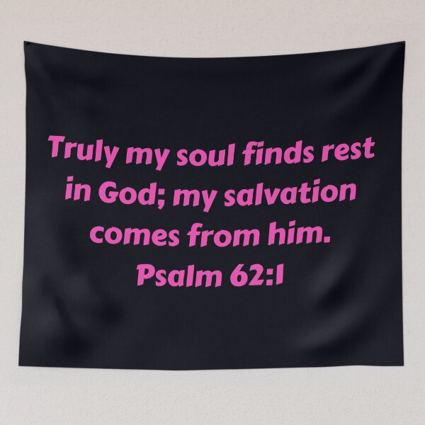 Item preview, Bible Verse Psalm 62:1 designed and sold by Prayingwarrior.