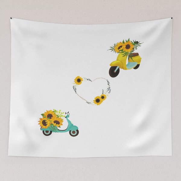 Item preview, Cute  sunflower pack - be a sunflower - yellow and blue designed and sold by Amalzaki.