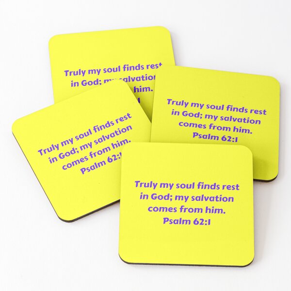 Item preview, Bible Verse Psalm 62:1 designed and sold by Prayingwarrior.