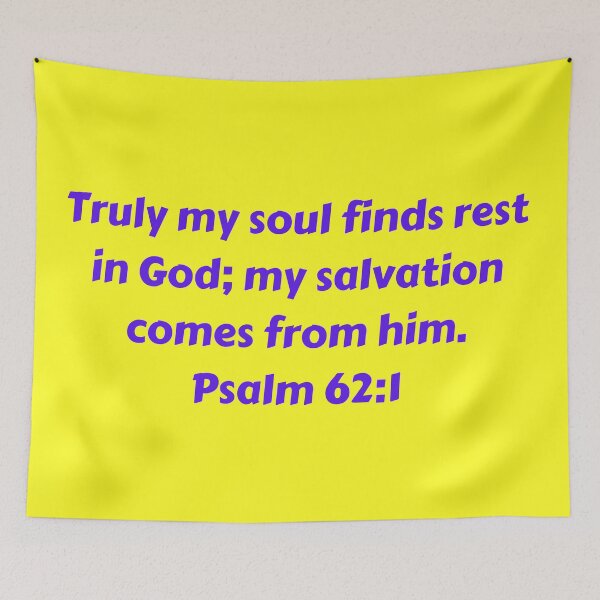Item preview, Bible Verse Psalm 62:1 designed and sold by Prayingwarrior.
