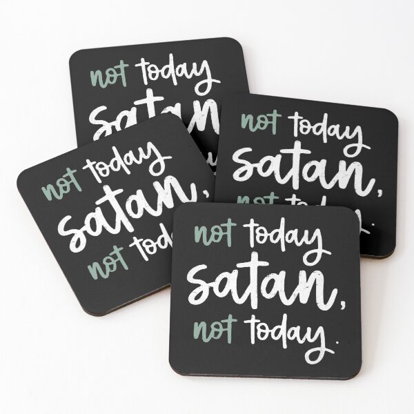 Item preview, Not Today Satan designed and sold by ArousedKnot.