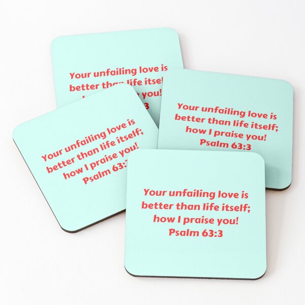 Item preview, Bible Verse Psalm 63:3 designed and sold by Prayingwarrior.
