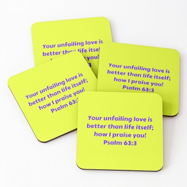 Artikelvorschau, Bible Verse Psalm 63:3 entworfen und verkauft von Prayingwarrior.