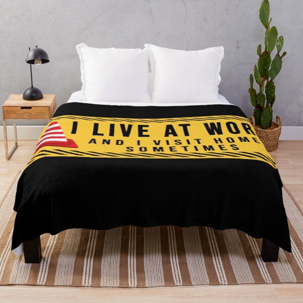 Item preview, funny I live at work and I visit home sometimes designed and sold by DisenyosDeMike.
