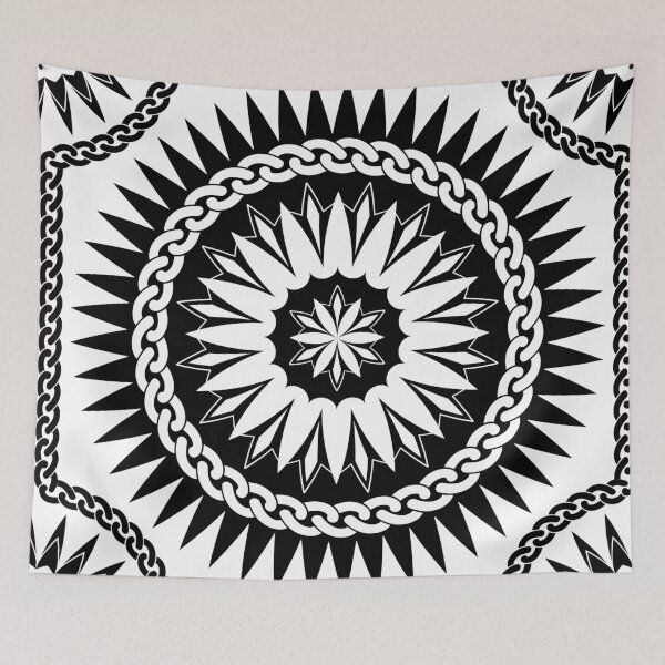 Item preview, Vector Black Pattern Chains designed and sold by Peekonet.