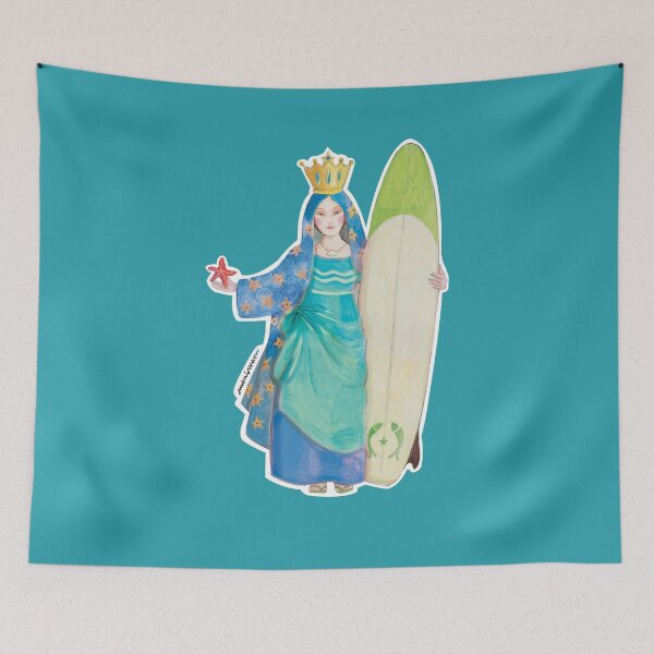 Item preview, surf virgin mary Mani Masu Starfish  designed and sold by Manimasu.