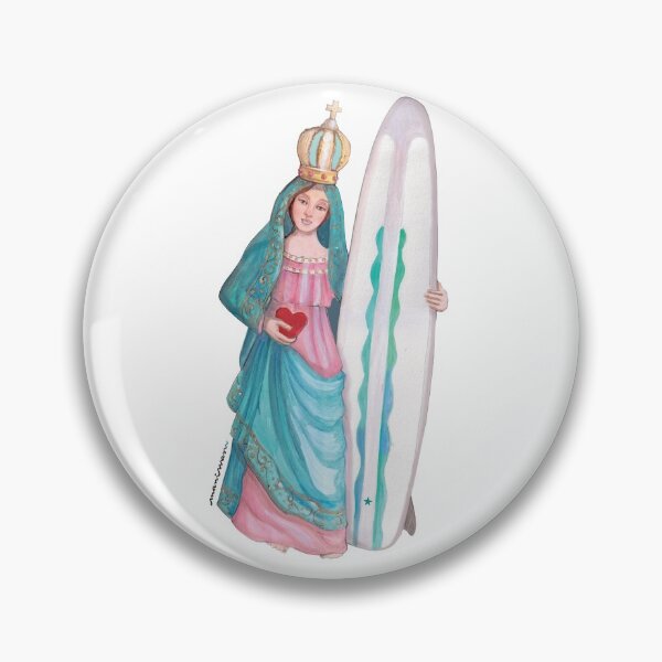 Item preview, surf virgin Mary Mani Masu heart designed and sold by Manimasu.