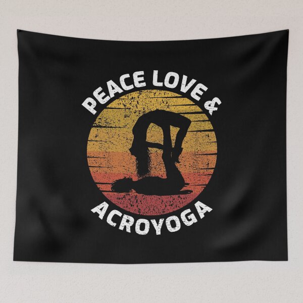 Item preview, Peace Love Acroyoga Funny designed and sold by CuteDesigns1.