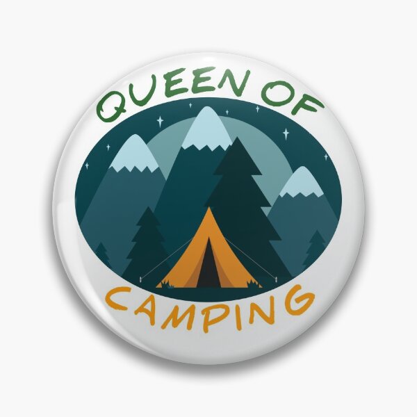 Item preview,  Queen of camping - Camping trip lovers, Camp gifts, camping queen designed and sold by ritach11.