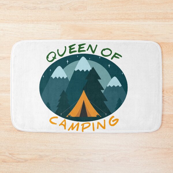 Item preview,  Queen of camping - Camping trip lovers, Camp gifts, camping queen designed and sold by ritach11.
