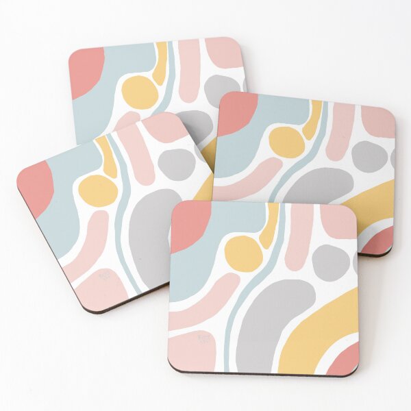 Item preview, Pastel Day abstract shapes designed and sold by KennyLucky.