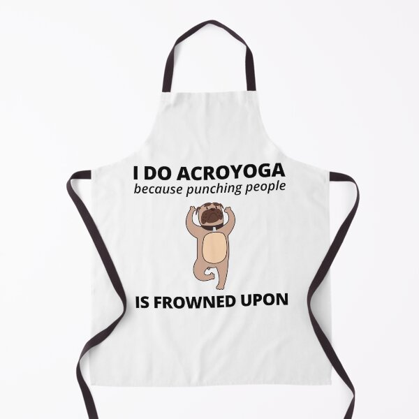 Item preview, Acroyoga Yoga Bulldog pet funny Saying designed and sold by CuteDesigns1.