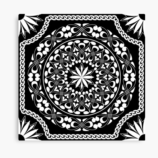 Item preview, Vector White Pattern Spirals Swirls Chains designed and sold by Peekonet.