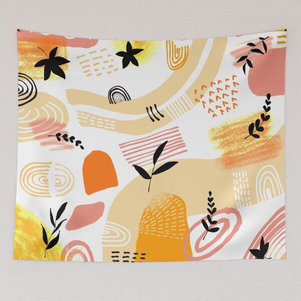 Item preview, Morning garden abstract shapes designed and sold by KennyLucky.