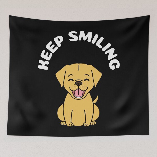 Item preview, Smiling Dog designed and sold by YOYOCollection.