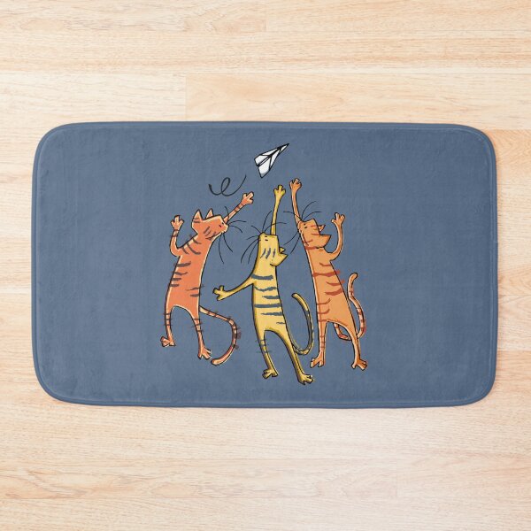 Item preview, Cats and Plane BLUE GREY designed and sold by TheChicken.