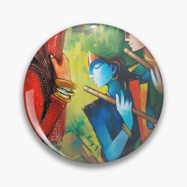 Item preview, krishna theme print designed and sold by viraasat.