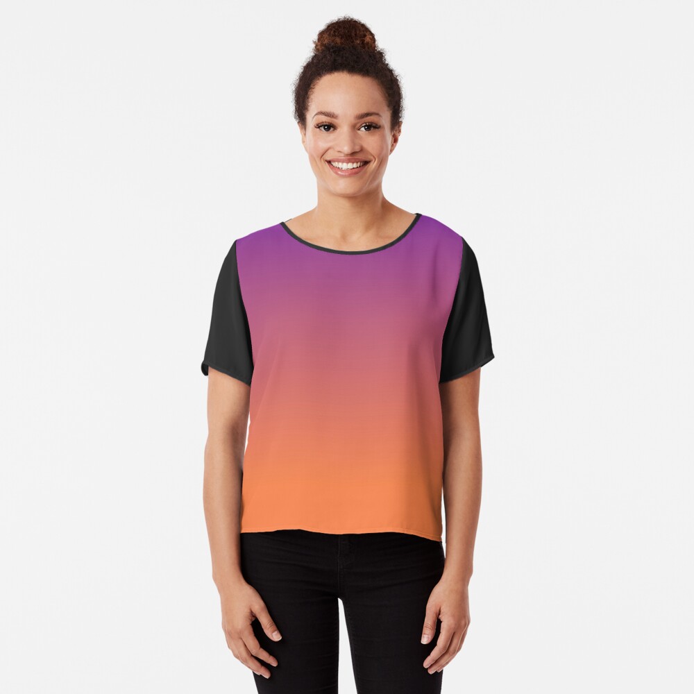 Orange and Purple Gradient Graphic T-Shirt for Sale by dumbtree