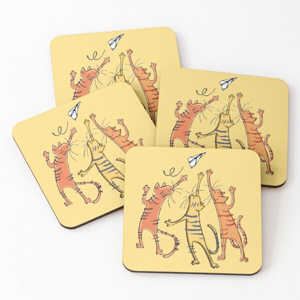 Item preview, Cats and Plane CREAM YELLOW designed and sold by TheChicken.