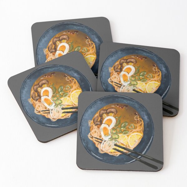 Item preview, Japanese Ramen, comfort food,noodle soup, food,Chinese, mushroom designed and sold by RashidaHanaart.