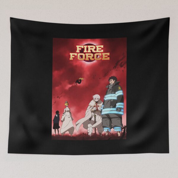 Item preview, Fire manga Force Enen no Shouboutai Season 2 Poster designed and sold by PeeblesEmma.