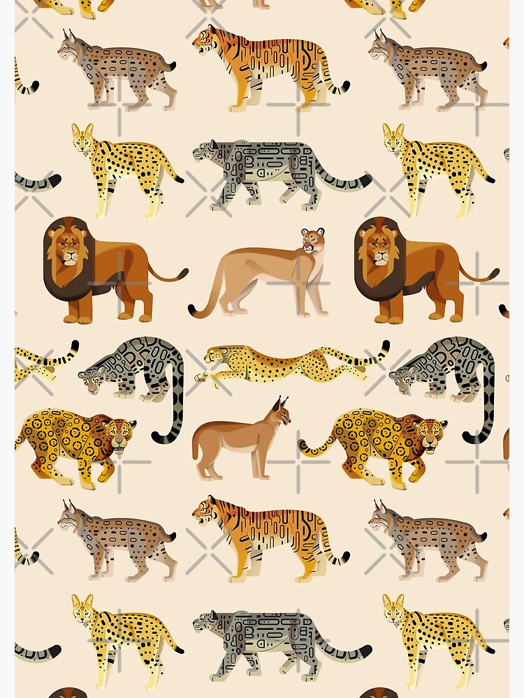 Wild Cats Pattern 