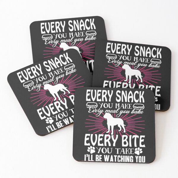 Artikelvorschau, Every Bite Watching Englischer Mastiff Hunde-T-Shirt entworfen und verkauft von StarcyWol.