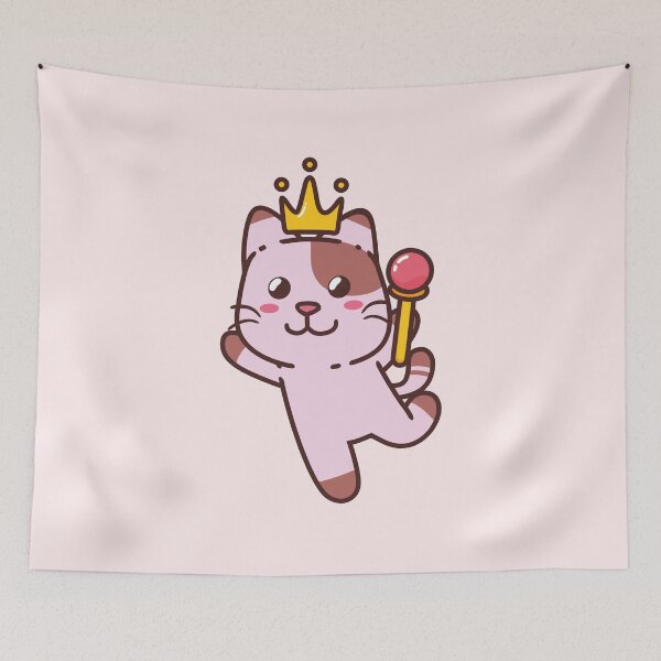 Item preview, Little queen, princess cat designed and sold by digoarpi.