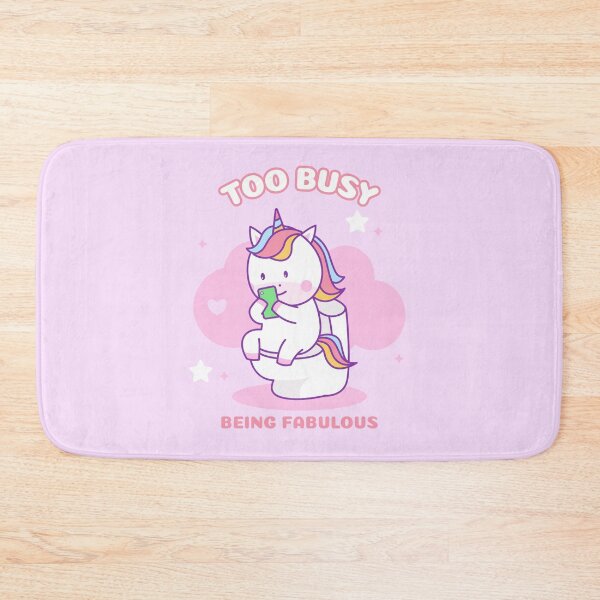 Item preview, Too Busy Being Fabulous Cute Unicorn designed and sold by Wachi-A.