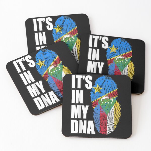 Item preview, Democratic Congolese And Comoran Mix Dna Flag Heritage Gift  designed and sold by caral8.