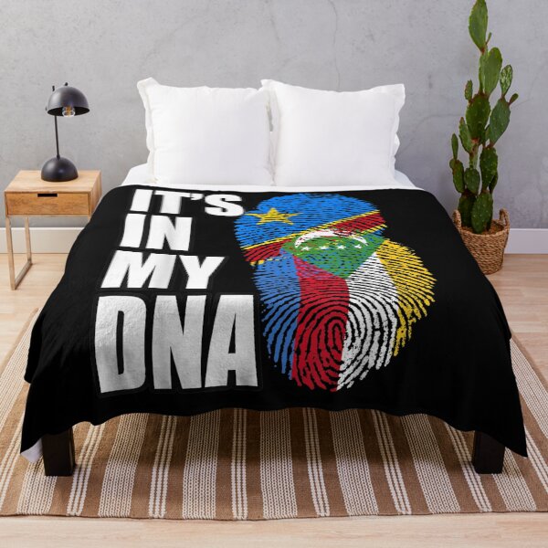 Item preview, Democratic Congolese And Comoran Mix Dna Flag Heritage Gift  designed and sold by caral8.