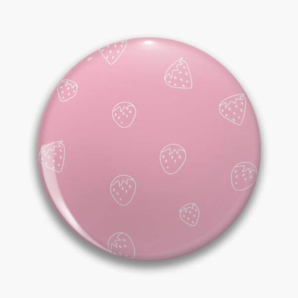 Item preview, Strawberry Doodles White Art Print designed and sold by lineartdesigns.