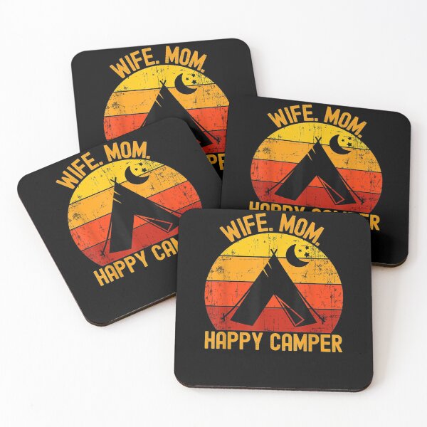 Item preview, Wife Mom Happy Camper Cute Funny Matching Family Camping Gift  designed and sold by caral8.