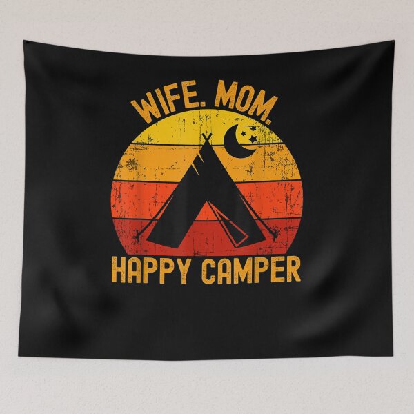 Item preview, Wife Mom Happy Camper Cute Funny Matching Family Camping Gift  designed and sold by caral8.