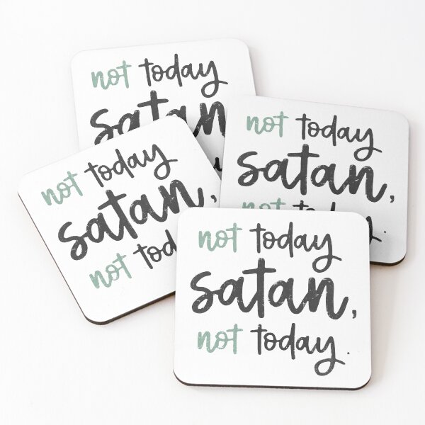 Item preview, Not Today Satan designed and sold by ArousedKnot.