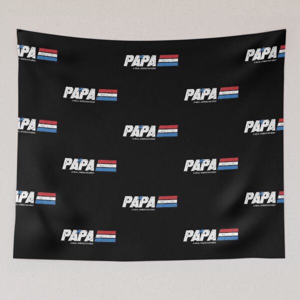Item preview, Papa A Real American Hero Funny Fathers Day designed and sold by tiffanyart53.