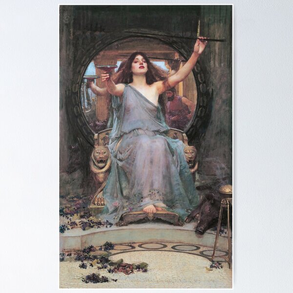 Item preview, John William Waterhouse - Circe Offering the Cup to Ulysses (1891) designed and sold by HistoryRestored.