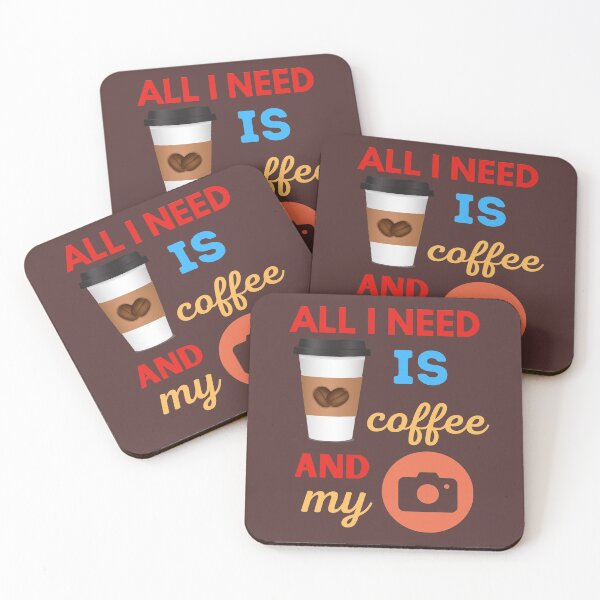 Item preview, All I Need Is Coffee And My Camera designed and sold by BhavyaBathla.