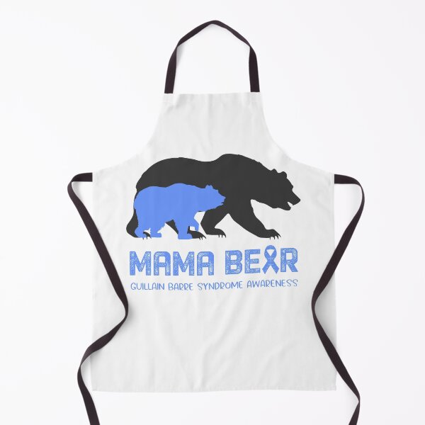Aperçu de l'œuvre Sensibilisation au syndrome de Guillain Barre Mama Bear Support Syndrome de Guillain Barre créée et vendue par Victormoratalla.