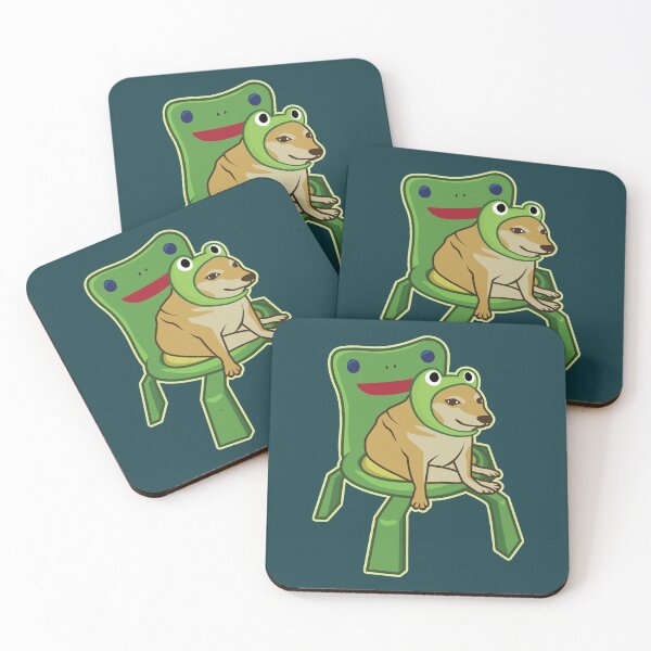Item preview, Froggy Cheems on Chair designed and sold by Rzera-.
