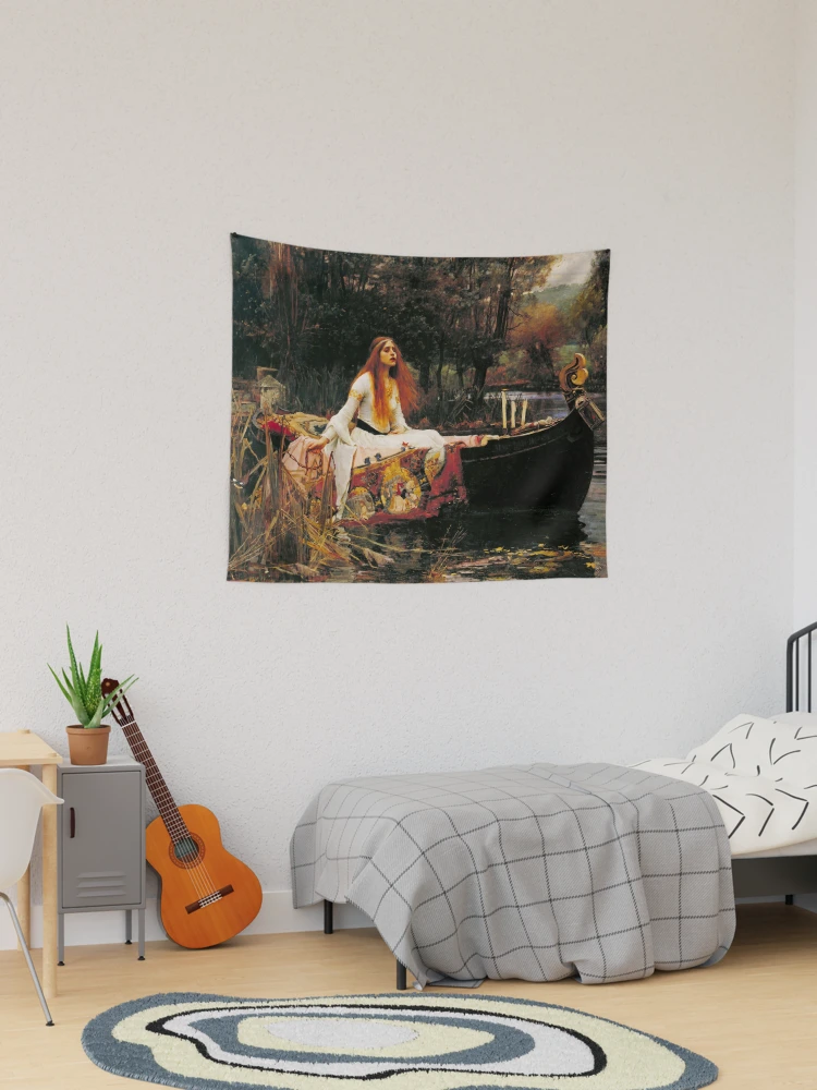 John William Waterhouse The Lady of Shalott 1888 Tapestry for Sale by HistoryRestored Redbubble