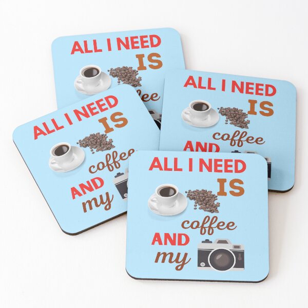 Item preview,   All I Need Is Coffee And My Camera designed and sold by BhavyaBathla.