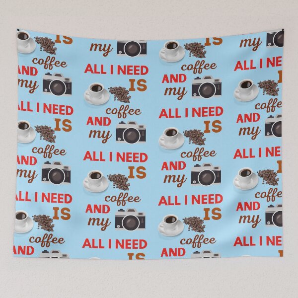 Item preview,   All I Need Is Coffee And My Camera designed and sold by BhavyaBathla.