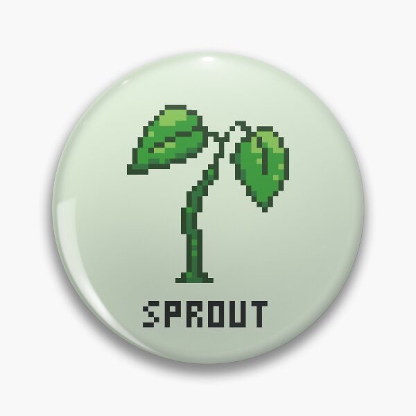 Item preview, Cute Tree Sprout RPG Retro Game Pixel Art designed and sold by AnnaYenardi.