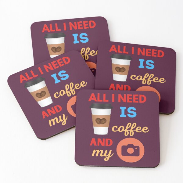 Item preview,  All I Need Is Coffee And My Camera designed and sold by BhavyaBathla.