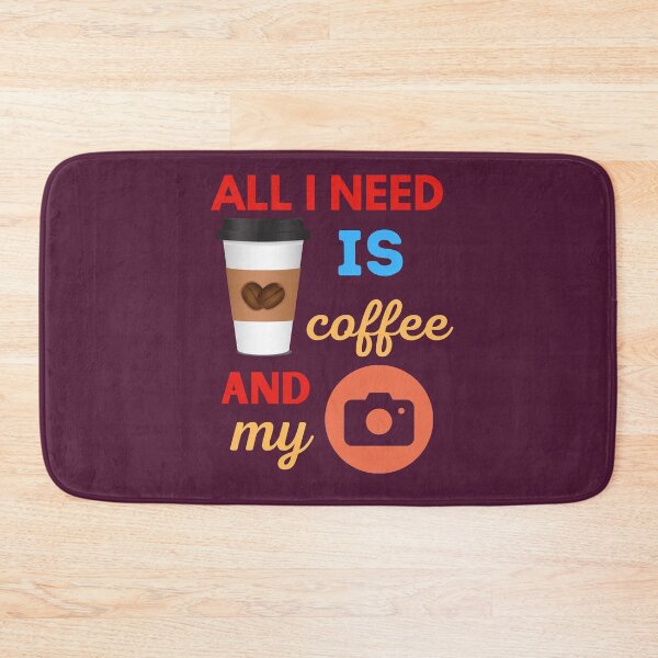 Item preview,  All I Need Is Coffee And My Camera designed and sold by BhavyaBathla.
