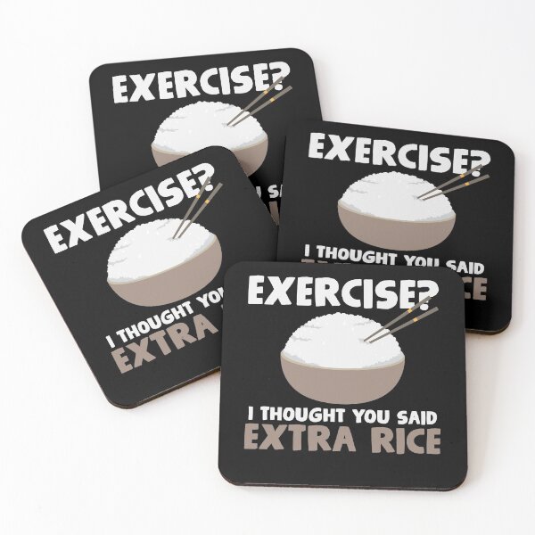 Item preview, Rice Exercise Workout designed and sold by CreativeGiftShp.